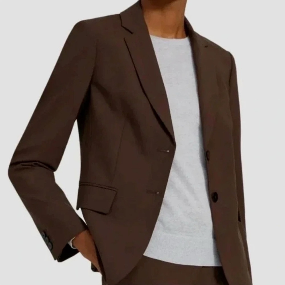 Theory Dark Brown Women's Suit Jacket